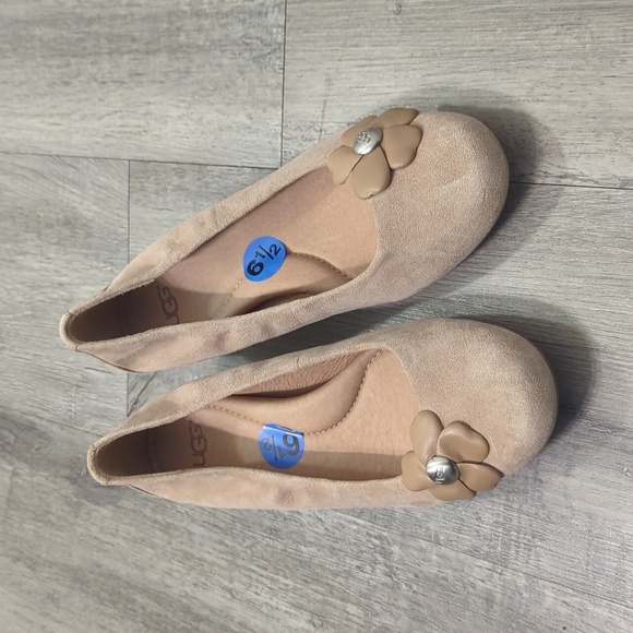 UGG Tideline Fluer Poppy BlockbSuede Shoes - Picture 2 of 9